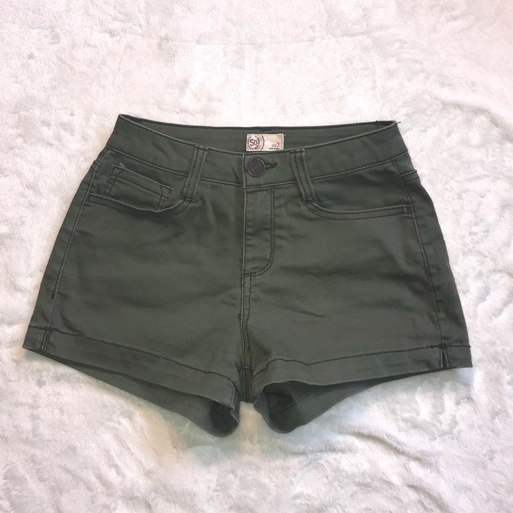 So | High Rise Shorts